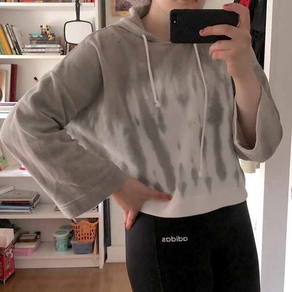 CROP TOP hoodie - Picture 2 of 3